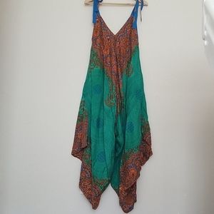 Boho Flowy Colorful Romper